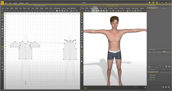 Select a 3D avatar - Scanatic™ DC Suite 3D fashion design software