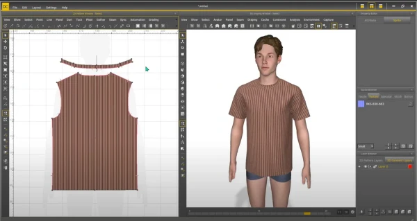 apply fabrics - Scanatic™ DC Suite 3D fashion design software