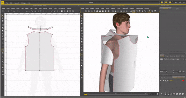 simulate the clothing - Scanatic™ DC Suite 3D fashion design software